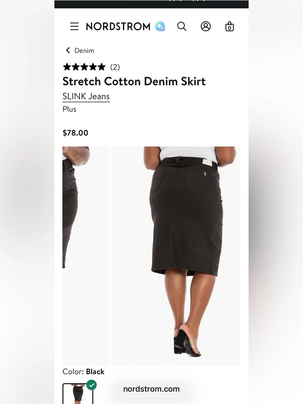 Slink stretch cotton